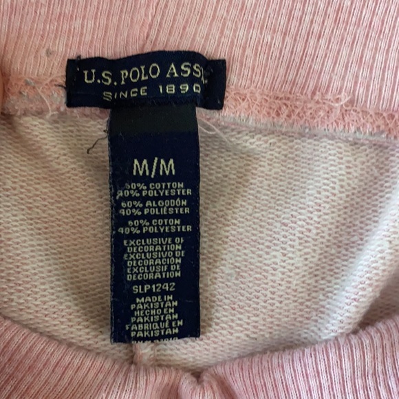 U.S. Polo Assn. pink sweats - Picture 5 of 7